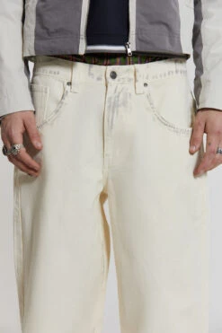 Dirty White Colossus Baggy Jeans 11 Dirty White Colossus Baggy Jeans -Trendy Wear Outlet Store MENSSPRINGEDIT2900