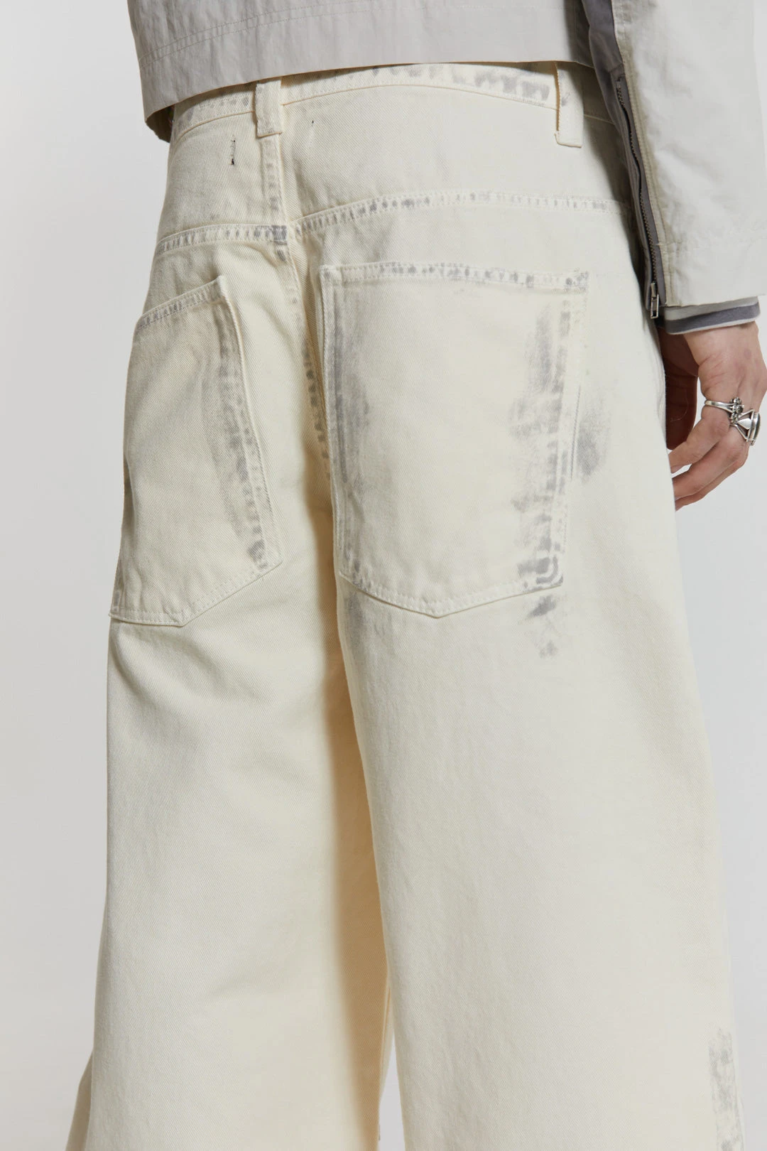 Dirty White Colossus Baggy Jeans 9 Dirty White Colossus Baggy Jeans - Image 7