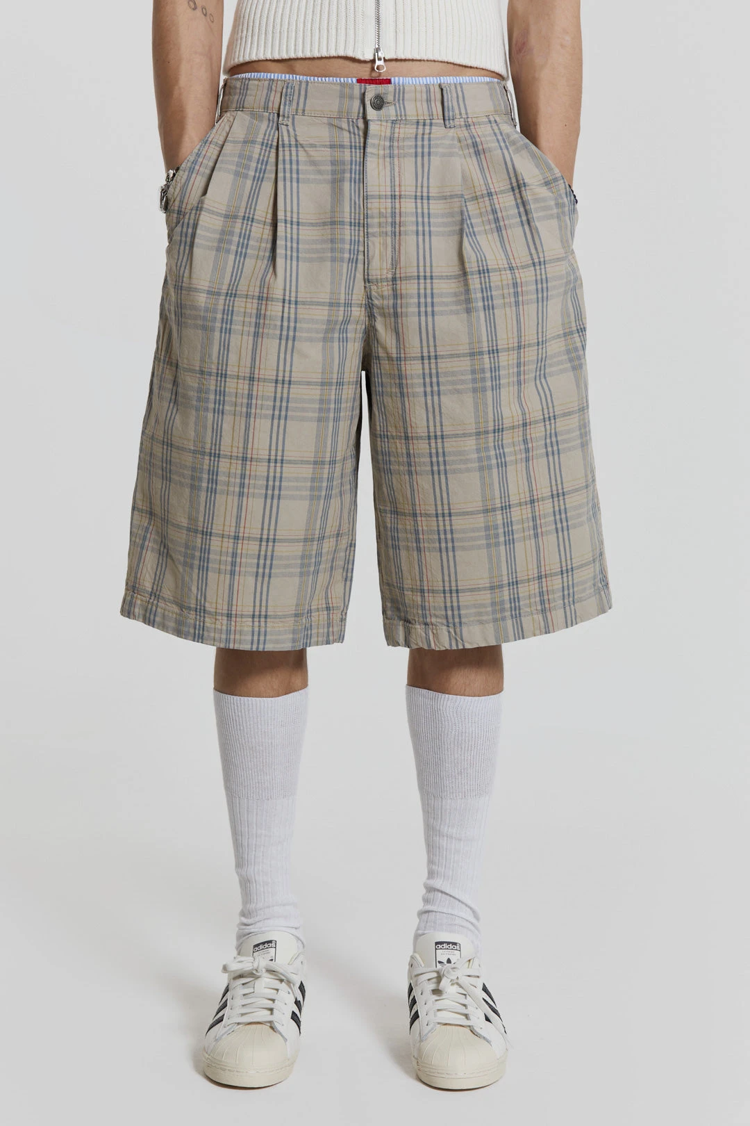 Stone Check Fairway Shorts 3 Stone Check Fairway Shorts