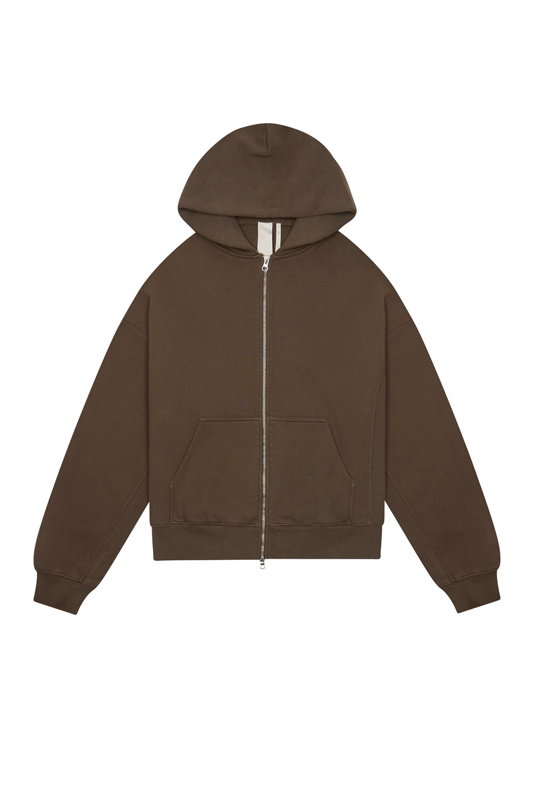 NTRLS Mocha Oversized Zip Through Hoodie 4 NTRLS Mocha Oversized Zip Through Hoodie - Image 2