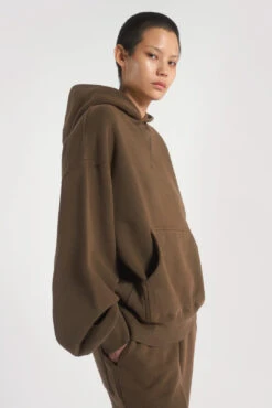NTRLS Mocha Oversized Hoodie -Trendy Wear Outlet Store NTRLSECOM0054