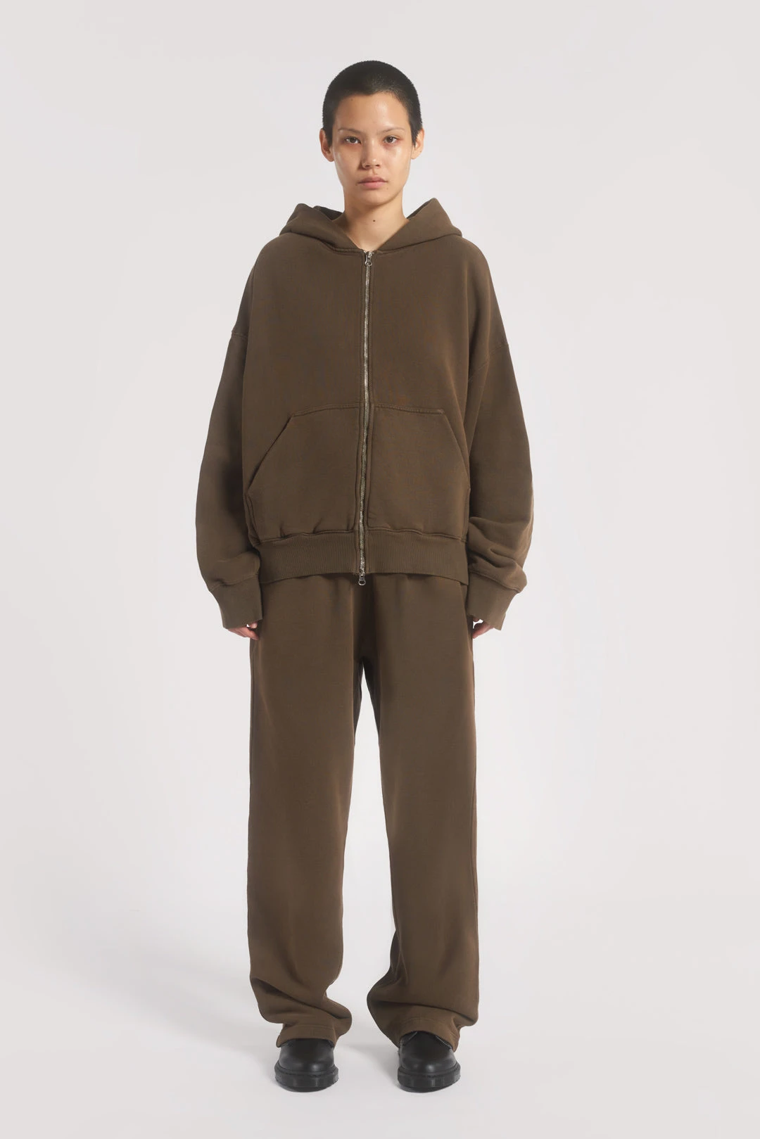 NTRLS Mocha Oversized Zip Through Hoodie 5 NTRLS Mocha Oversized Zip Through Hoodie - Image 3