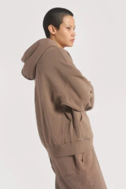 NTRLS Clay Oversized Zip Through Hoodie -Trendy Wear Outlet Store NTRLSECOM0558