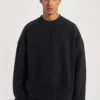 NTRLS Dust Black Crew Neck Sweatshirt