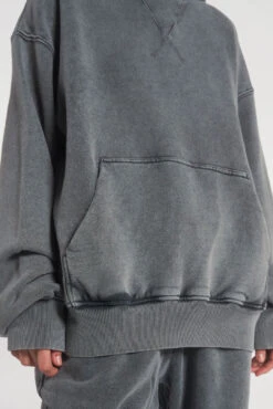NTRLS Chrome Grey Oversized Hoodie -Trendy Wear Outlet Store NTRLSECOM2458