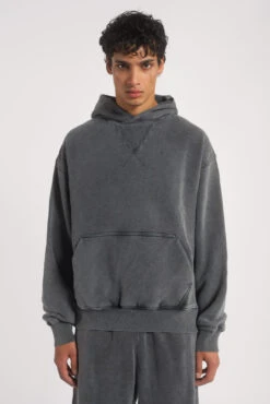 NTRLS Chrome Grey Oversized Hoodie -Trendy Wear Outlet Store NTRLSECOM2549