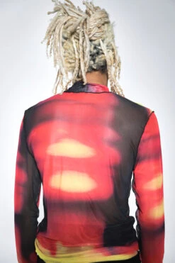 Hatred Mesh Top -Trendy Wear Outlet Store REDMESHLS3