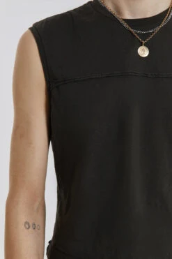 Khaki Slub Tank -Trendy Wear Outlet Store RESHOOTSAGAIN03481