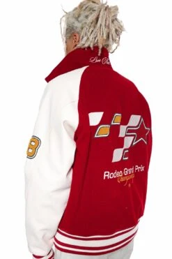 Red Rodeo Varsity Jacket -Trendy Wear Outlet Store RedVarsity7