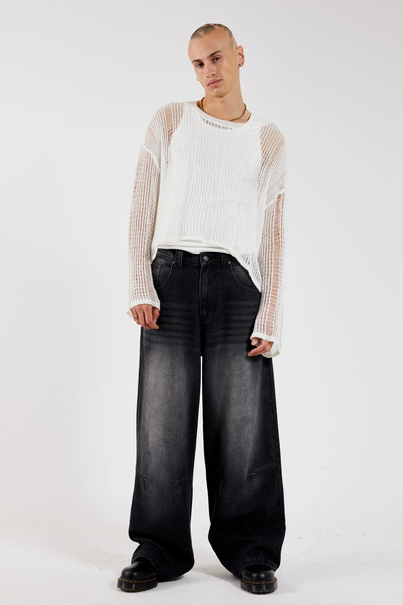 White Labyrinth Jumper 5 White Labyrinth Jumper - Image 3