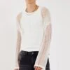 White Labyrinth Jumper