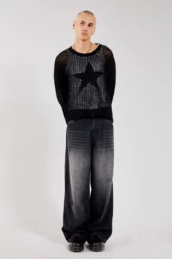 Black Nebula Jumper -Trendy Wear Outlet Store VERTIGOPART20311