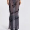 Spoiled Rotten Mesh Maxi Skirt 2 Spoiled Rotten Mesh Maxi Skirt -Trendy Wear Outlet Store WOMENS2264