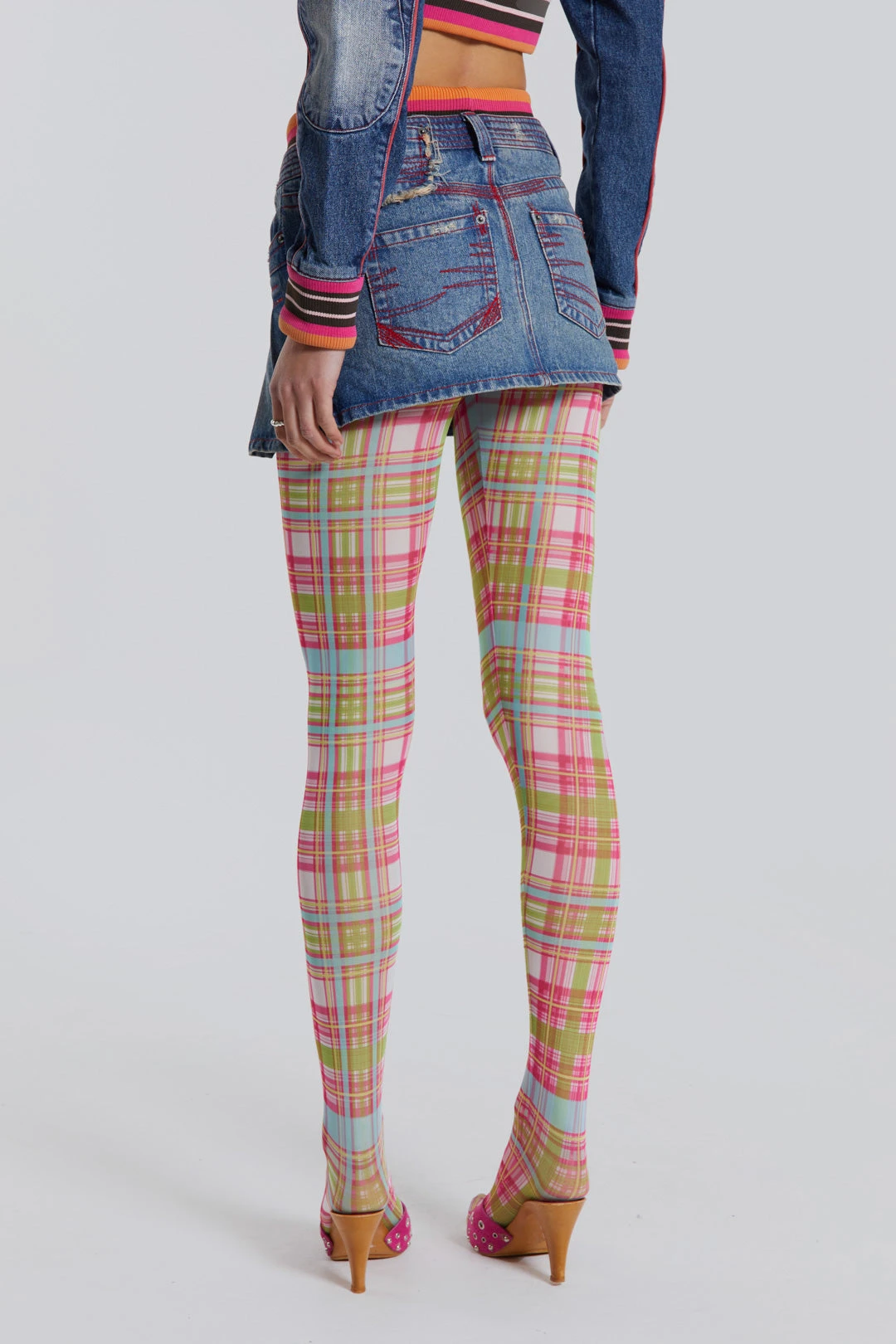 Jaded London Sherbet Denim Side Pleat Mini Skirt 9 Jaded London Sherbet Denim Side Pleat Mini Skirt - Image 7