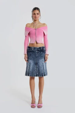 Featured Products 21 Jaded London The Hills Denim Midi Skirt