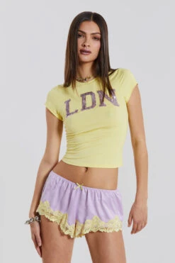 Jaded London Sugar Lace Satin Shorts -Trendy Wear Outlet Store WW1100 2