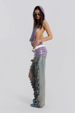 Jaded London 6am Metallic Backless Mini Dress 17 Jaded London 6am Metallic Backless Mini Dress -Trendy Wear Outlet Store WW1666