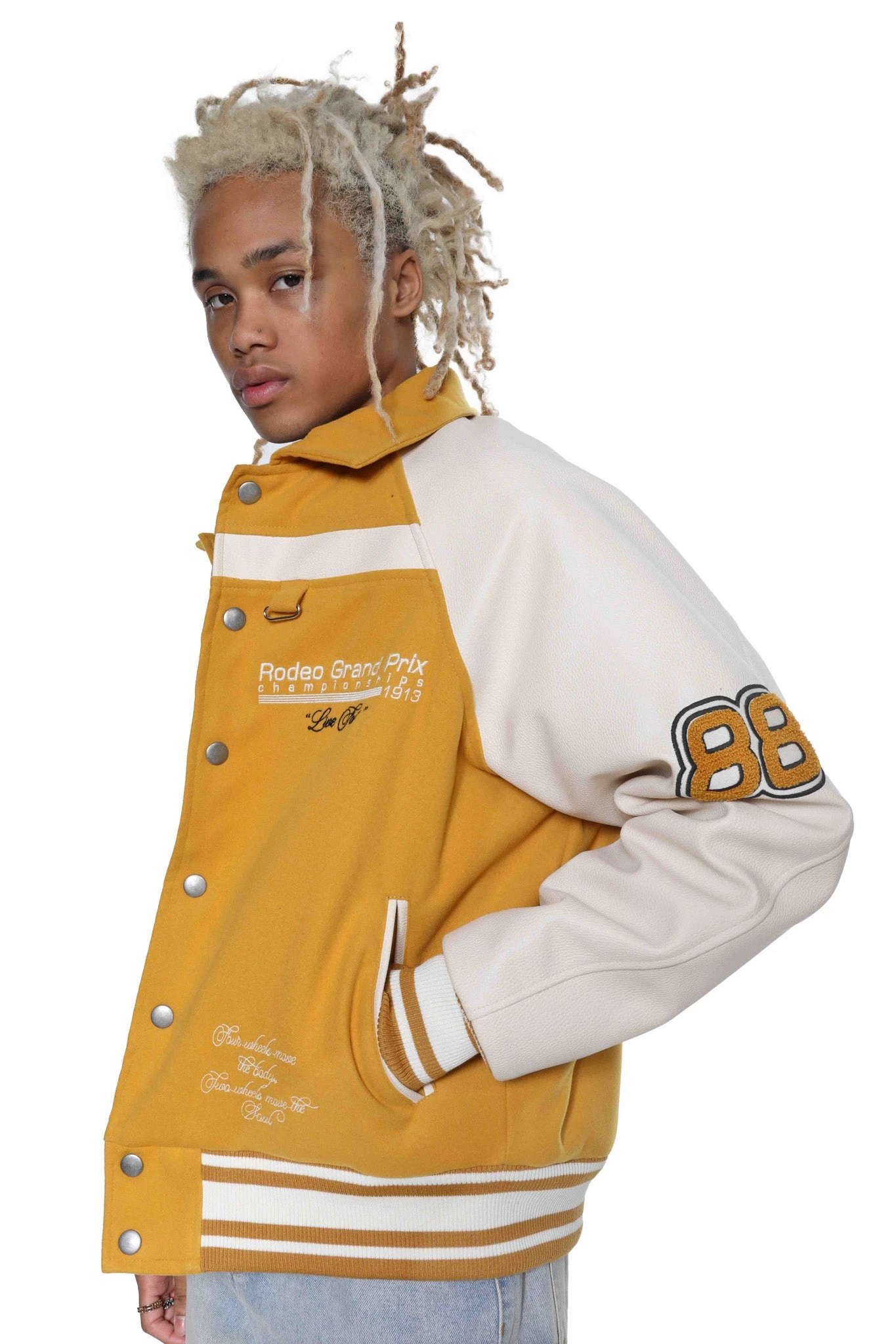 Yellow Rodeo Varsity Jacket 4 Yellow Rodeo Varsity Jacket - Image 2