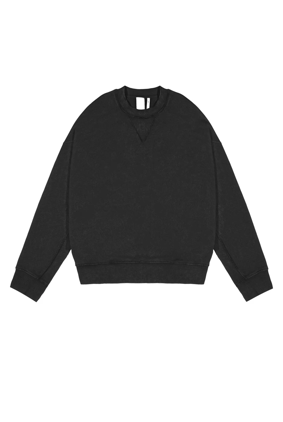 NTRLS Dust Black Crew Neck Sweatshirt 4 NTRLS Dust Black Crew Neck Sweatshirt - Image 2