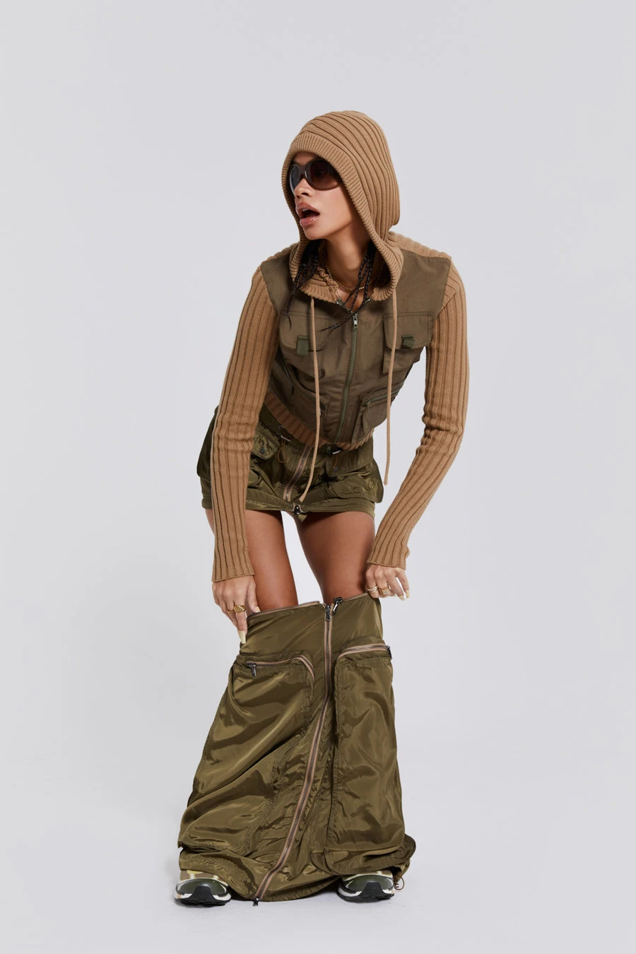 Jaded London Madison 2 In 1 Cargo Maxi Skirt 4 Jaded London Madison 2 In 1 Cargo Maxi Skirt - Image 2