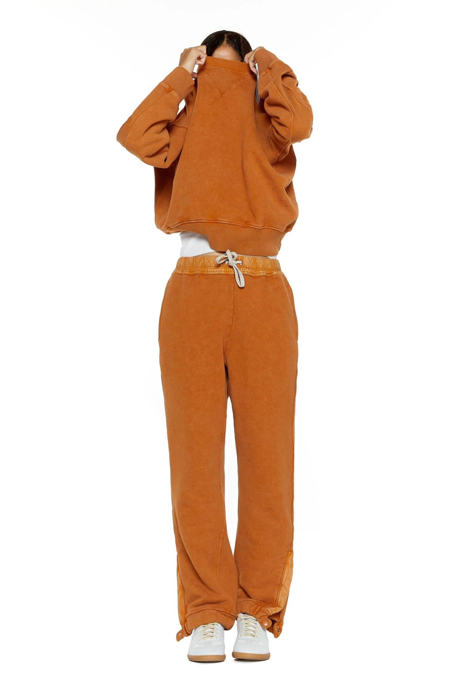 Jaded London NTRLS Rust Orange Cuffed Joggers 9 Jaded London NTRLS Rust Orange Cuffed Joggers - Image 7