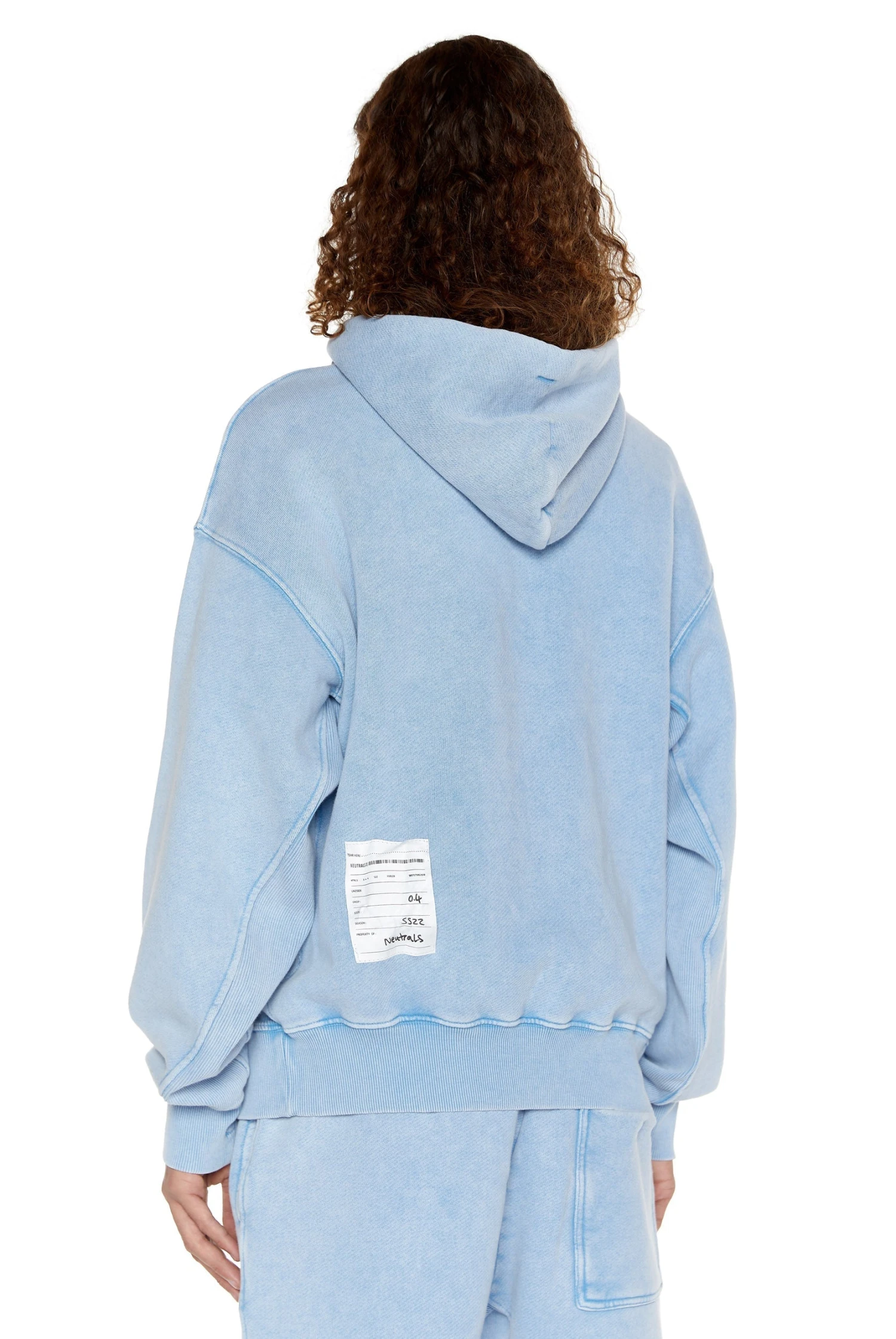 NTRLS Powder Blue Oversized Hoodie 6 NTRLS Powder Blue Oversized Hoodie - Image 4