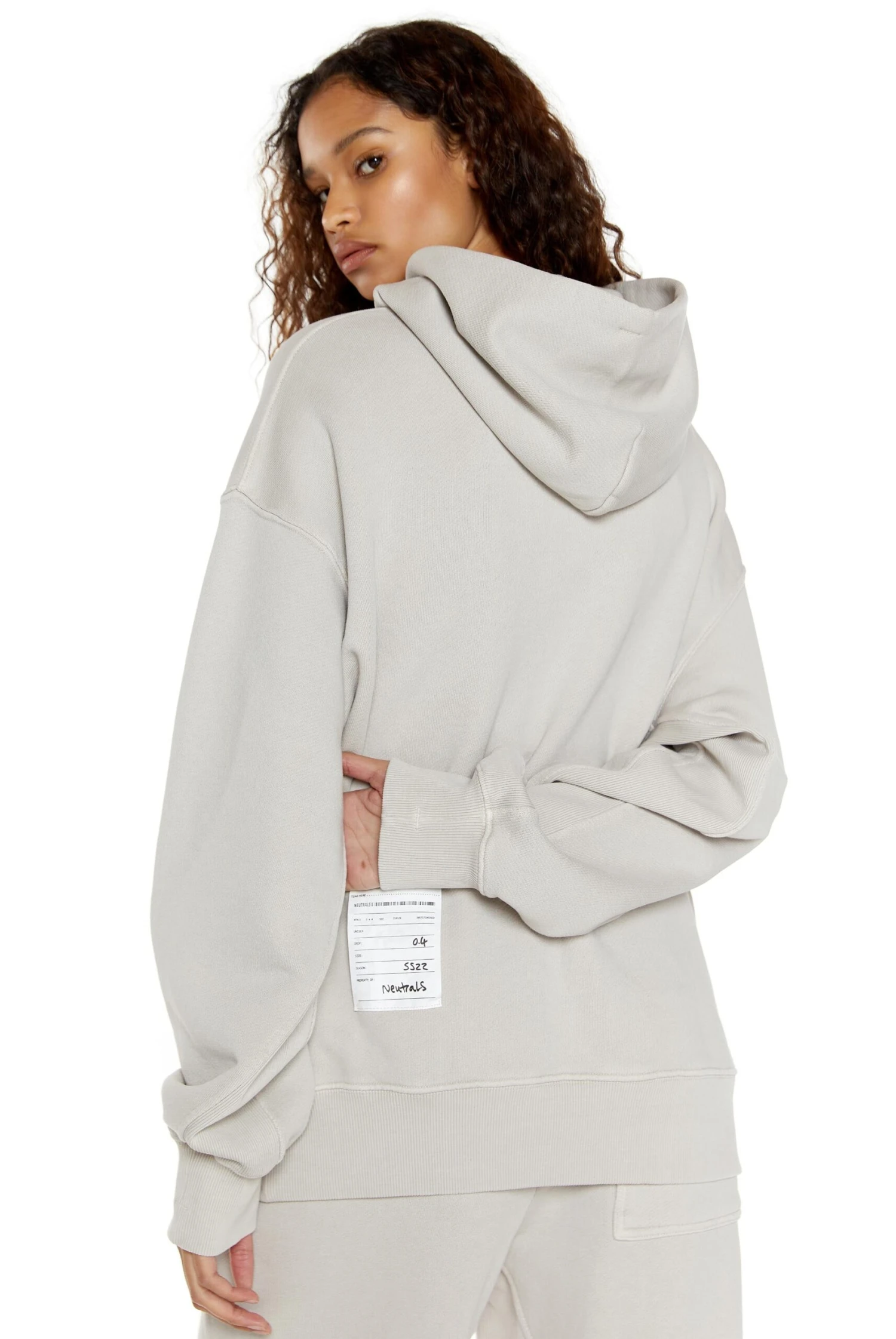 Jaded London NTRLS Stone Oversized Hoodie 6 Jaded London NTRLS Stone Oversized Hoodie - Image 4