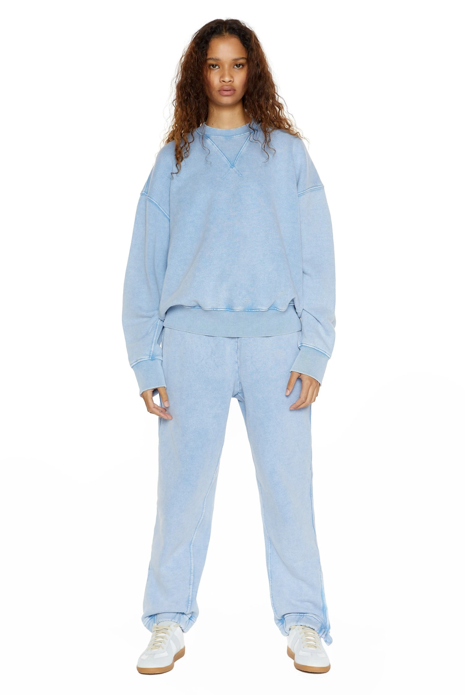 NTRLS Powder Blue Crew Neck Sweatshirt 7 NTRLS Powder Blue Crew Neck Sweatshirt - Image 5