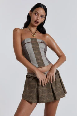 Jaded London Demi Panelled Check Corset Top 19 Jaded London Demi Panelled Check Corset Top -Trendy Wear Outlet Store reshootsww1742