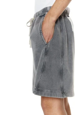 NTRLS Chrome Grey Relaxed Shorts -Trendy Wear Outlet Store shortsm c 6 0fd67411 8ed9 4921 b95a 36b48d99b7ee