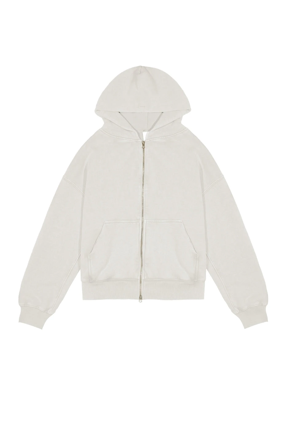 NTRLS Stone Oversized Zip Through Hoodie 4 NTRLS Stone Oversized Zip Through Hoodie - Image 2