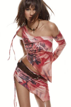 Jaded London Rosa Asymmetric Top