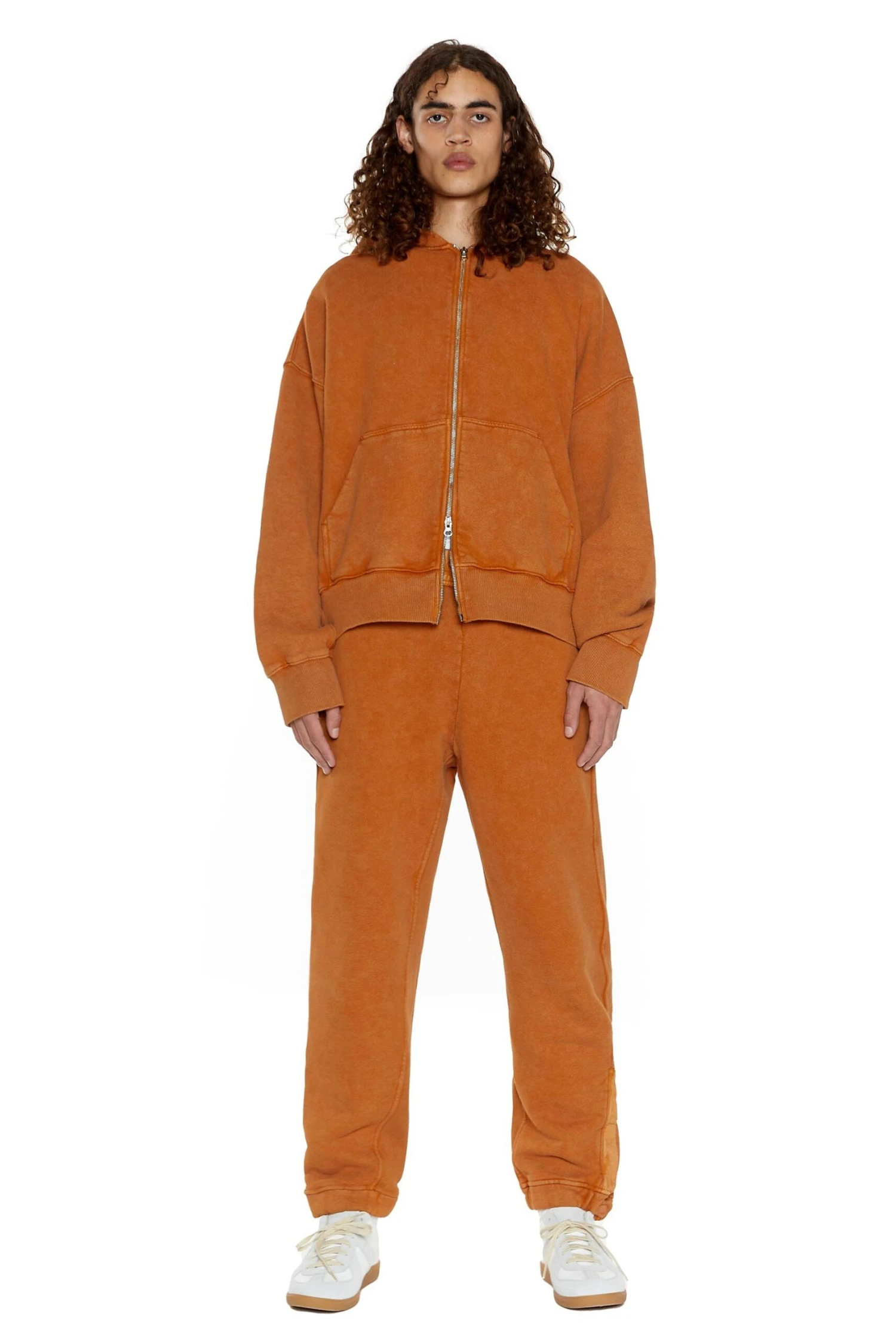 NTRLS Rust Orange Oversized Zip Through Hoodie 5 NTRLS Rust Orange Oversized Zip Through Hoodie - Image 3