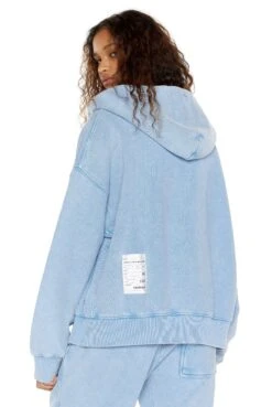 Jaded London NTRLS Powder Blue Oversized Zip Through Hoodie 11 Jaded London NTRLS Powder Blue Oversized Zip Through Hoodie -Trendy Wear Outlet Store ziphoodiew p 4
