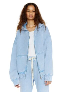 Jaded London NTRLS Powder Blue Oversized Zip Through Hoodie 12 Jaded London NTRLS Powder Blue Oversized Zip Through Hoodie -Trendy Wear Outlet Store ziphoodiew p 5
