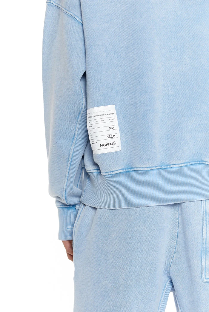 Jaded London NTRLS Powder Blue Oversized Zip Through Hoodie 8 Jaded London NTRLS Powder Blue Oversized Zip Through Hoodie - Image 6